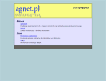 Tablet Screenshot of agnet.pl
