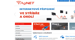 Desktop Screenshot of agnet.cz